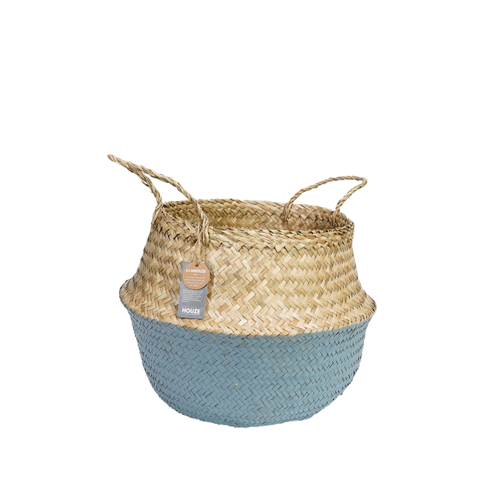 Seagrass Plant Basket With Handles 5 Colors (Small & Large)