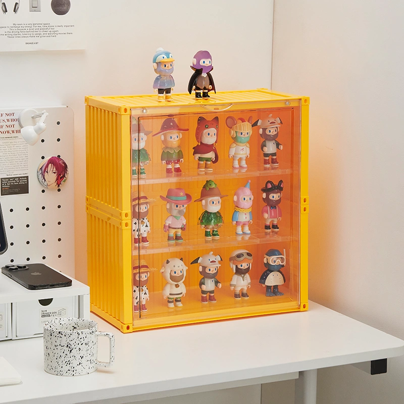 HOUZE - POPCON Popmart Container Display Storage Box with Shelf