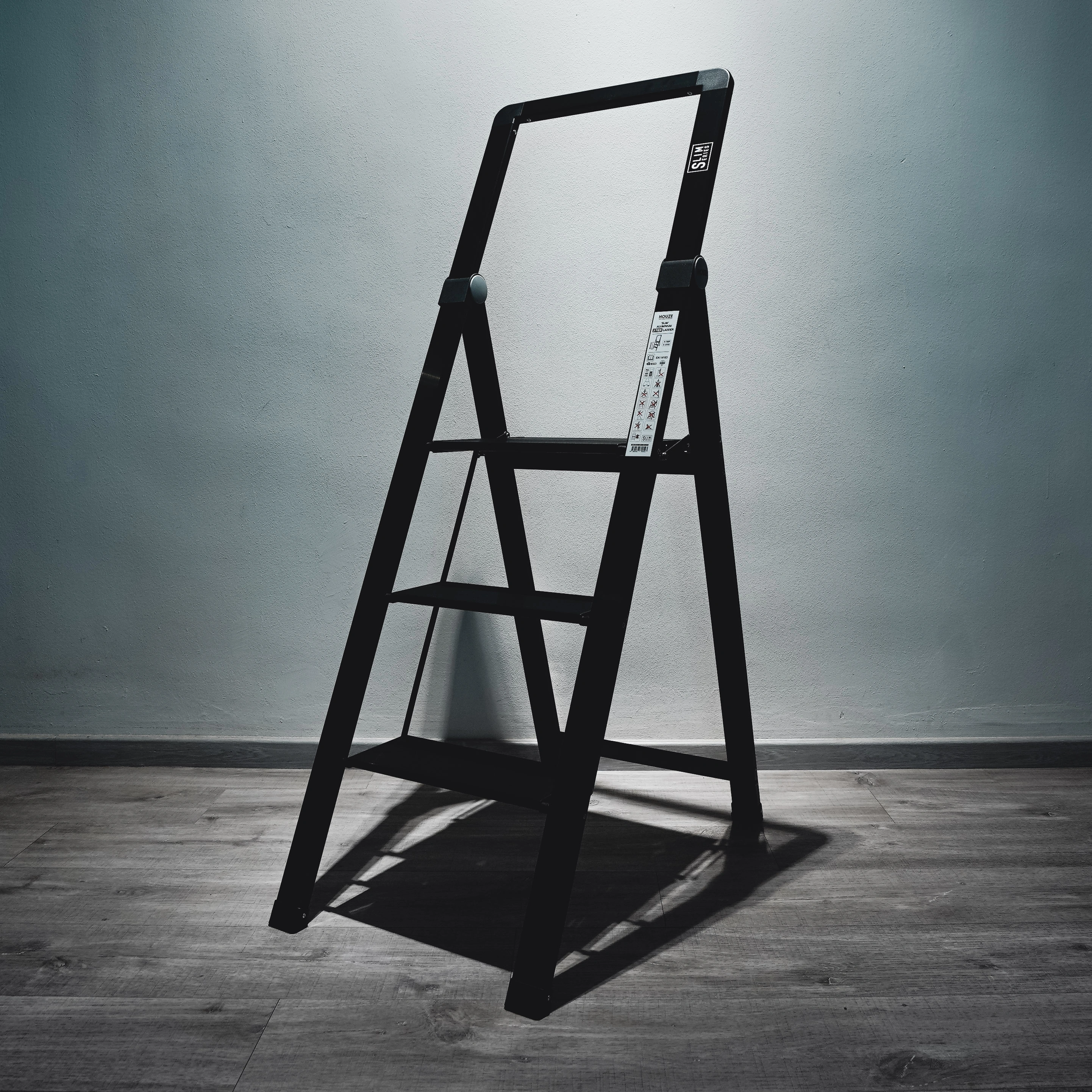 HOUZE - 'SLIM' Aluminium 3 Tier | 4 Tier Ladder
