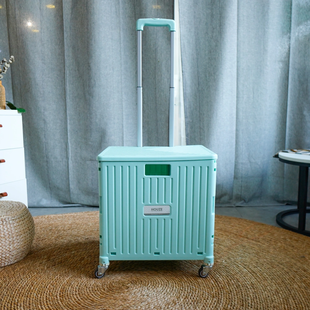 HOUZE - 'MOVEET' Foldable Shopping Trolley - 4 Colors