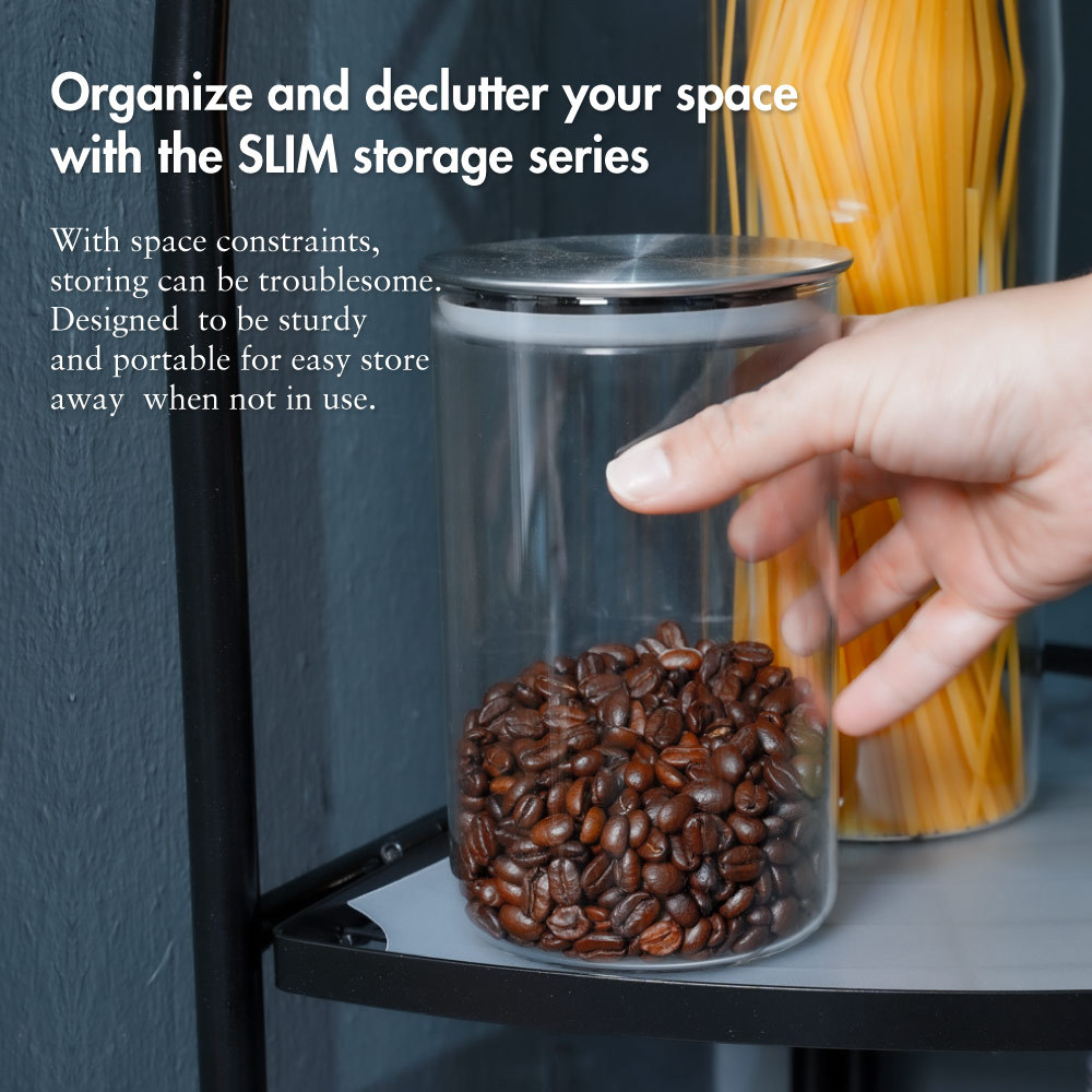 SLIM 3|4 Tier Foldable Corner Shelf