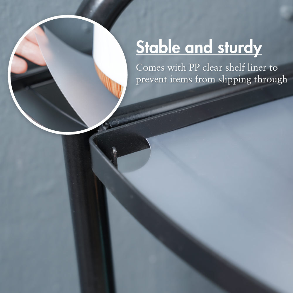 SLIM 3|4 Tier Foldable Corner Shelf