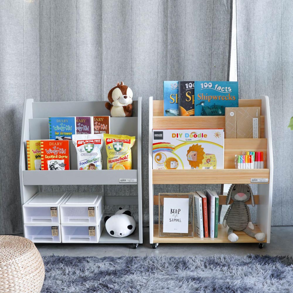 TOCAR Multipurpose Bookshelf - White