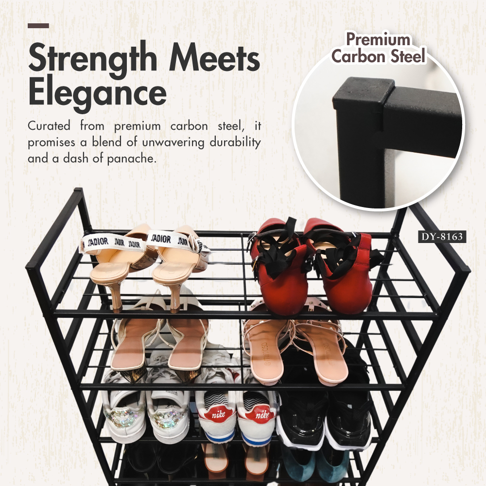 "SLIM" 2 Tier Stackable Shoe Rack