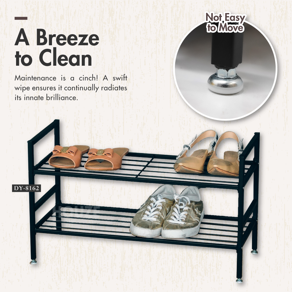 "SLIM" 3 Tier Stackable Shoe Rack