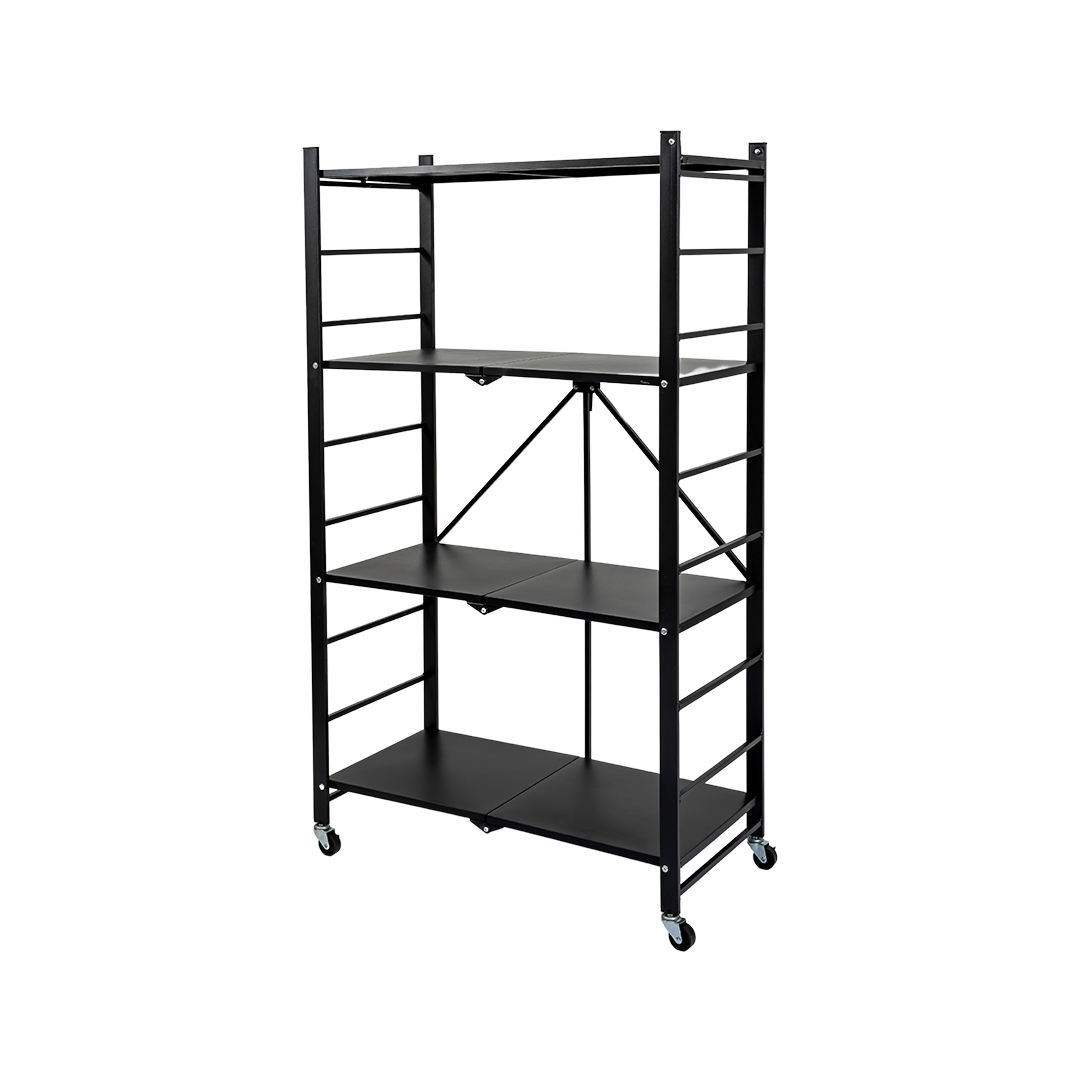 SLIM 3 | 4 | 5 Tier Parallel Foldable Storage Shelf - Organizer | Rack | Shelving | Shelves | Cabinet