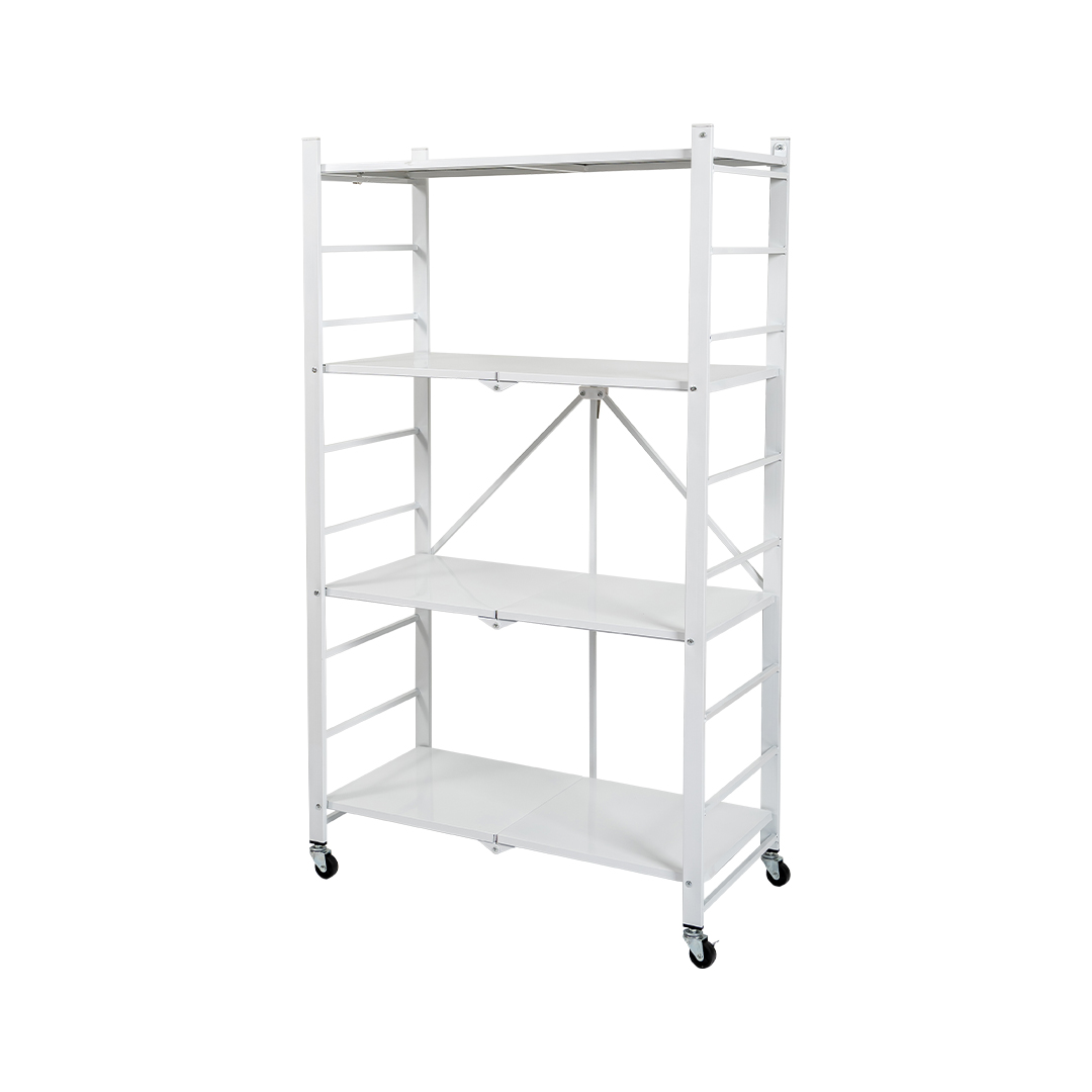 SLIM 3 | 4 | 5 Tier Parallel Foldable Storage Shelf - Organizer | Rack | Shelving | Shelves | Cabinet