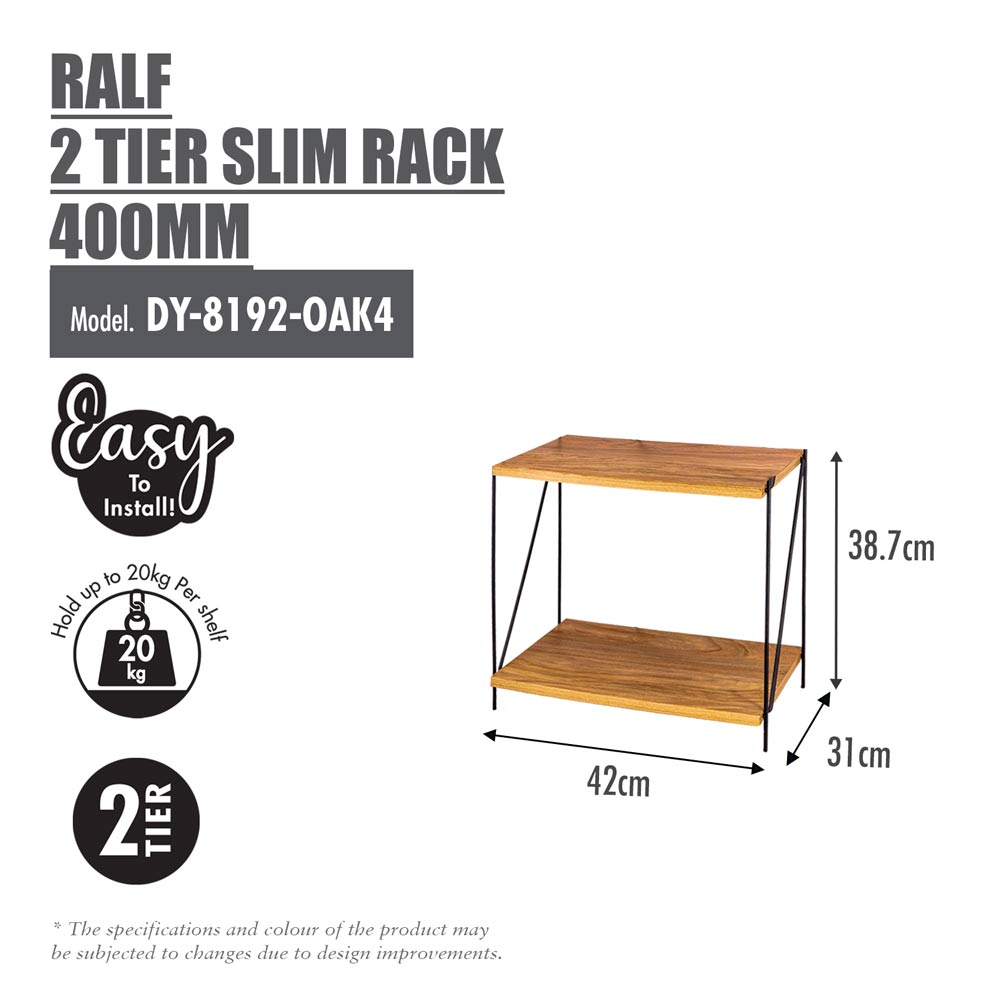 Get Organized with the HOUZE RALF 2-6 Tier Slim Rack: Shop Today!