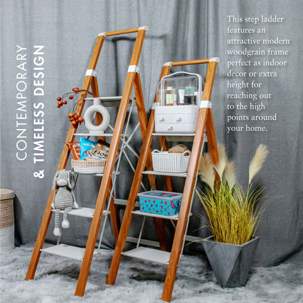 LIFE Woodgrain 4 | 5 Tier Ladder