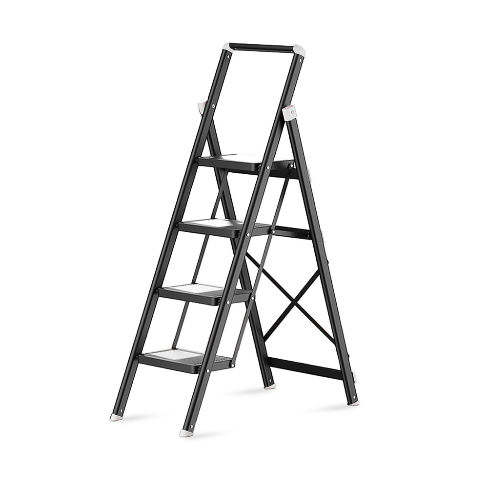 Stáli 4-Tier / 5-Tier Slim Carbon Steel Ladder With Wide Pedal