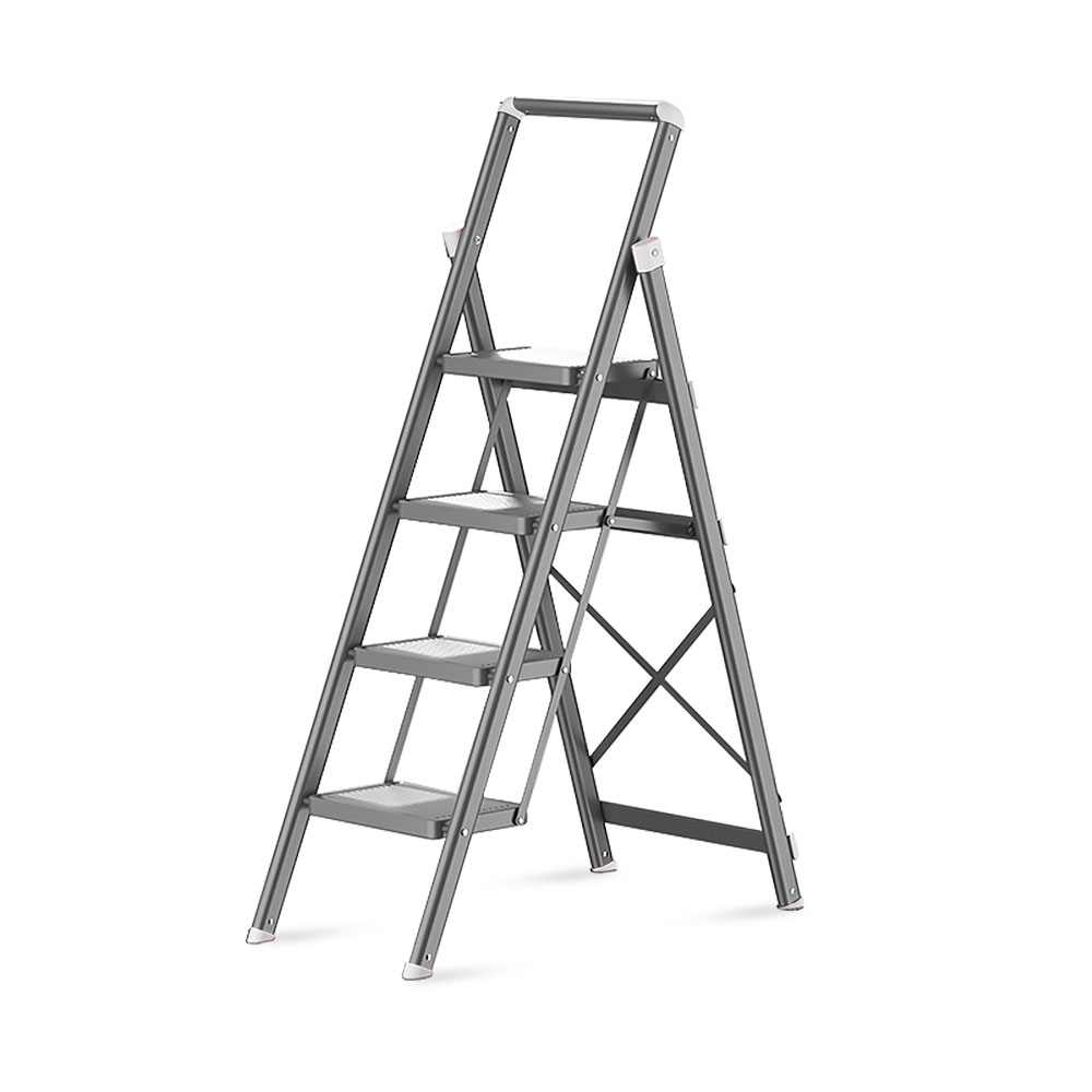 Stáli 4-Tier / 5-Tier Slim Carbon Steel Ladder With Wide Pedal