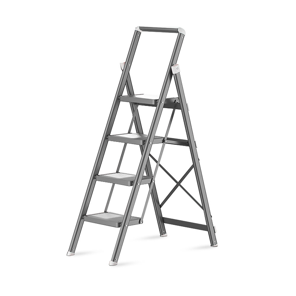 Stáli 4-Tier / 5-Tier Slim Carbon Steel Ladder With Wide Pedal