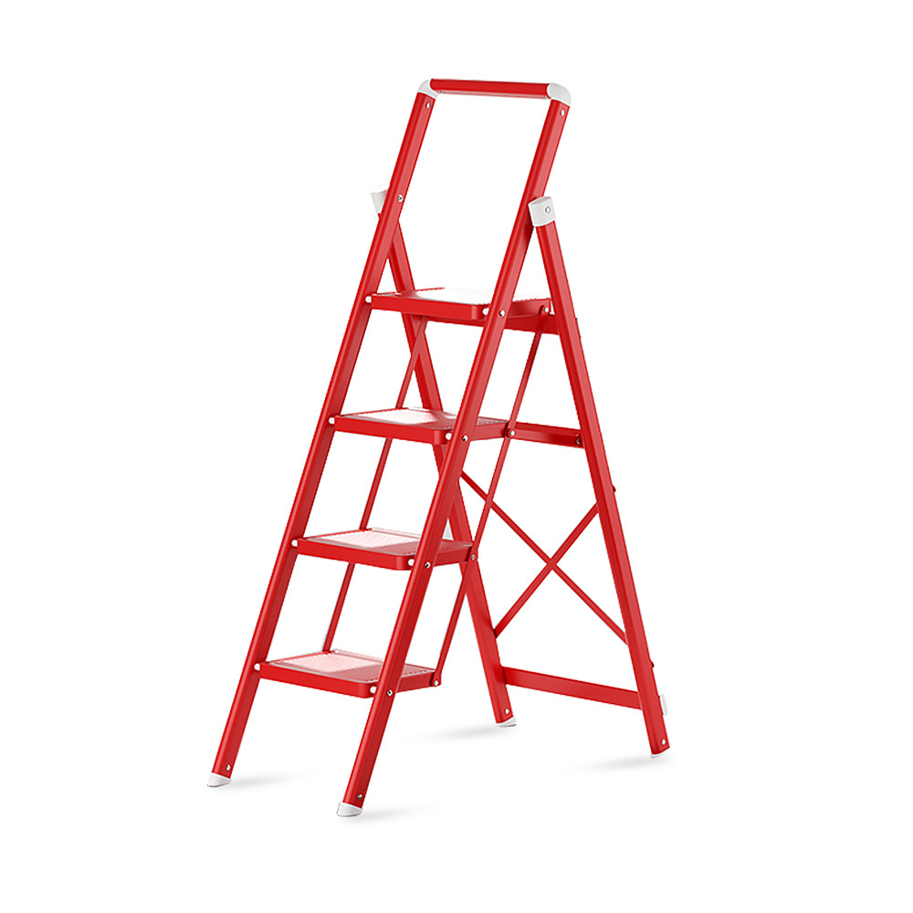 Stáli 4-Tier / 5-Tier Slim Carbon Steel Ladder With Wide Pedal