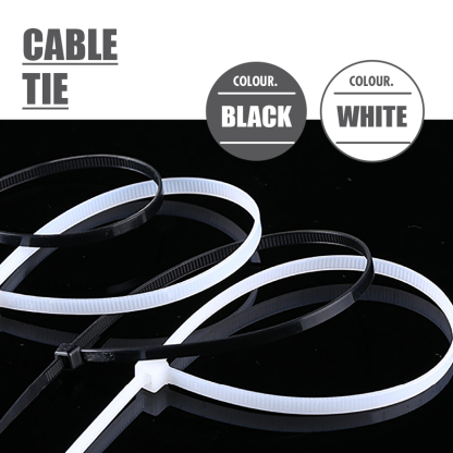 Cable Tie - Clear (Dim: 0.48 x 40cm)