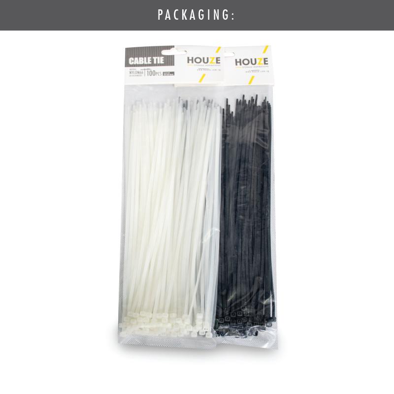 Cable Tie - Clear (Dim: 0.3 x 10cm)