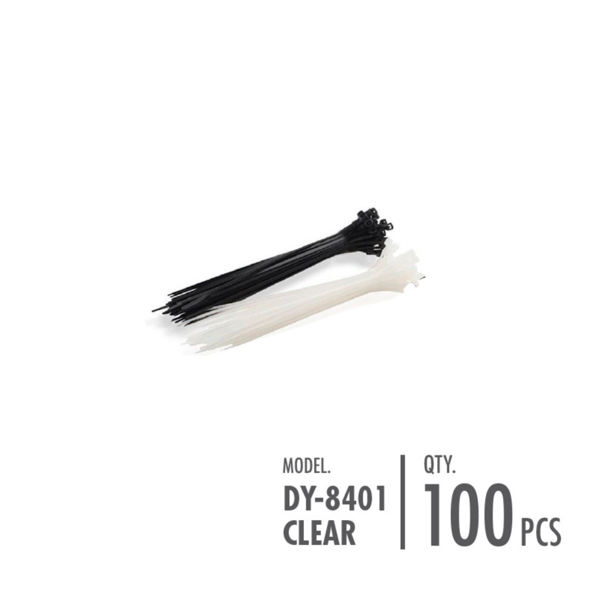 Cable Tie - Clear (Dim: 0.3 x 10cm)