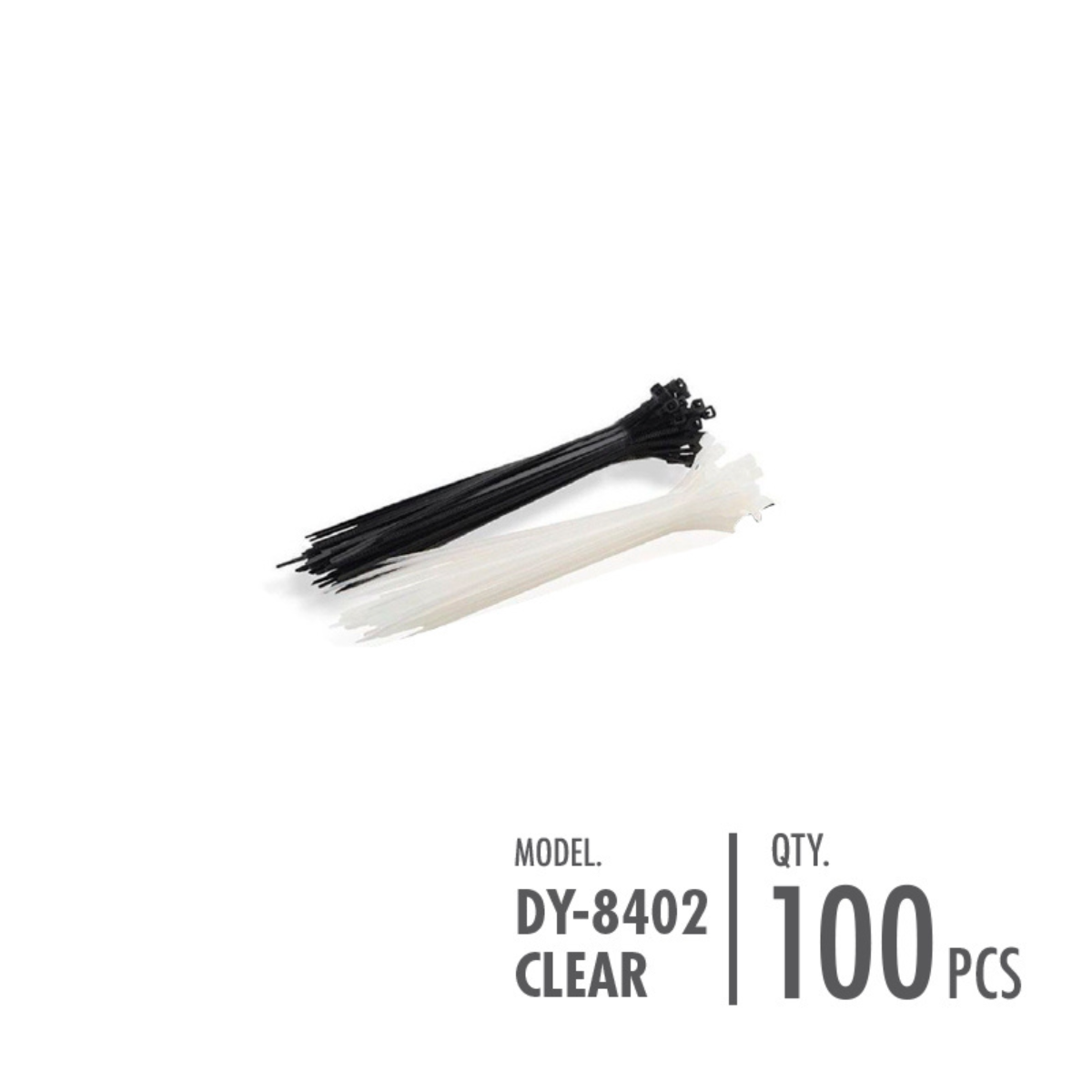 Cable Tie - Clear (Dim: 0.36 x 15cm)