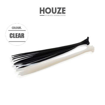Cable Tie - Clear (Dim: 0.48 x 40cm)