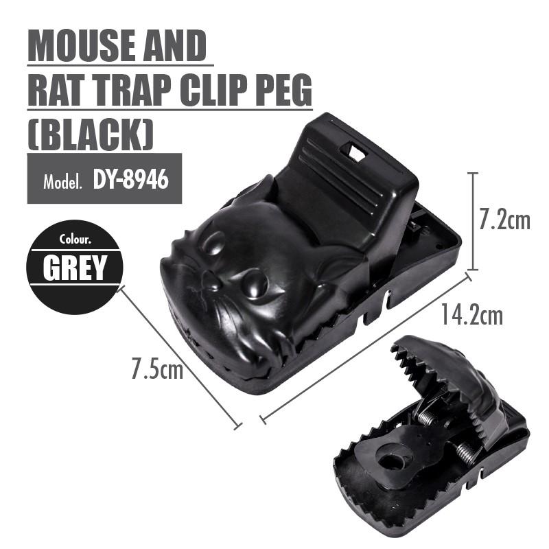 Mouse and Rat Trap Clip Peg (Black)