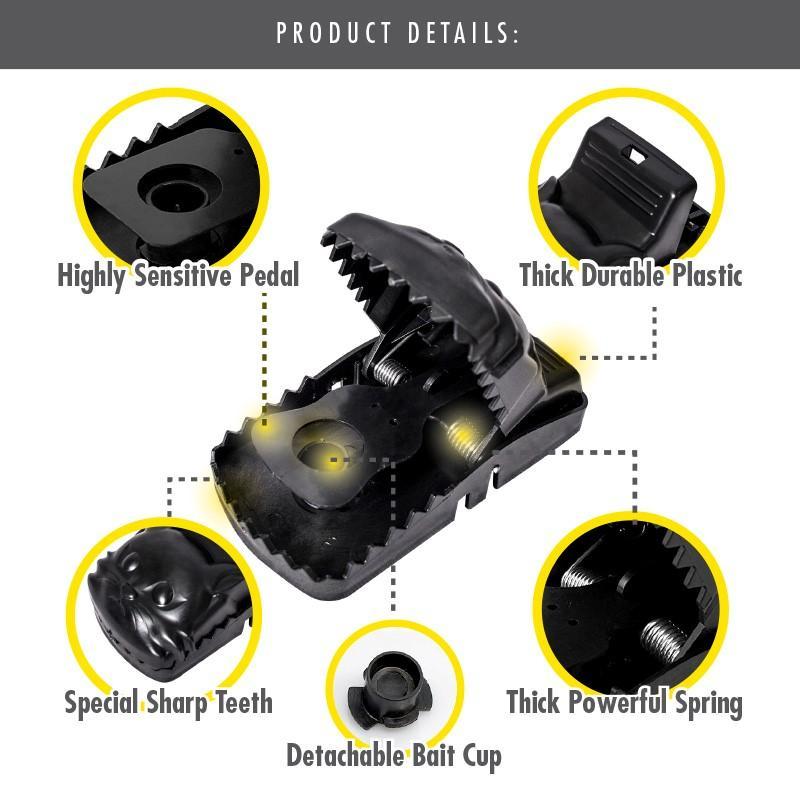 Mouse and Rat Trap Clip Peg (Black)
