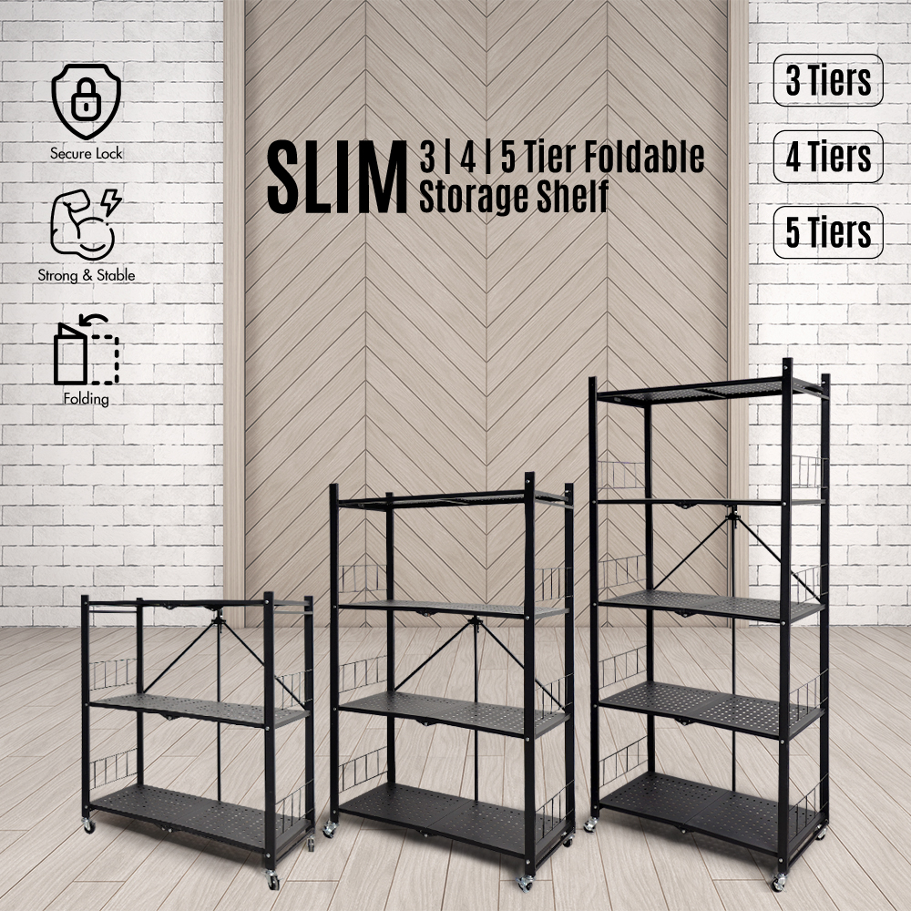 [Bundle Deal] SLIM - Crossline Foldable Storage Shelf
