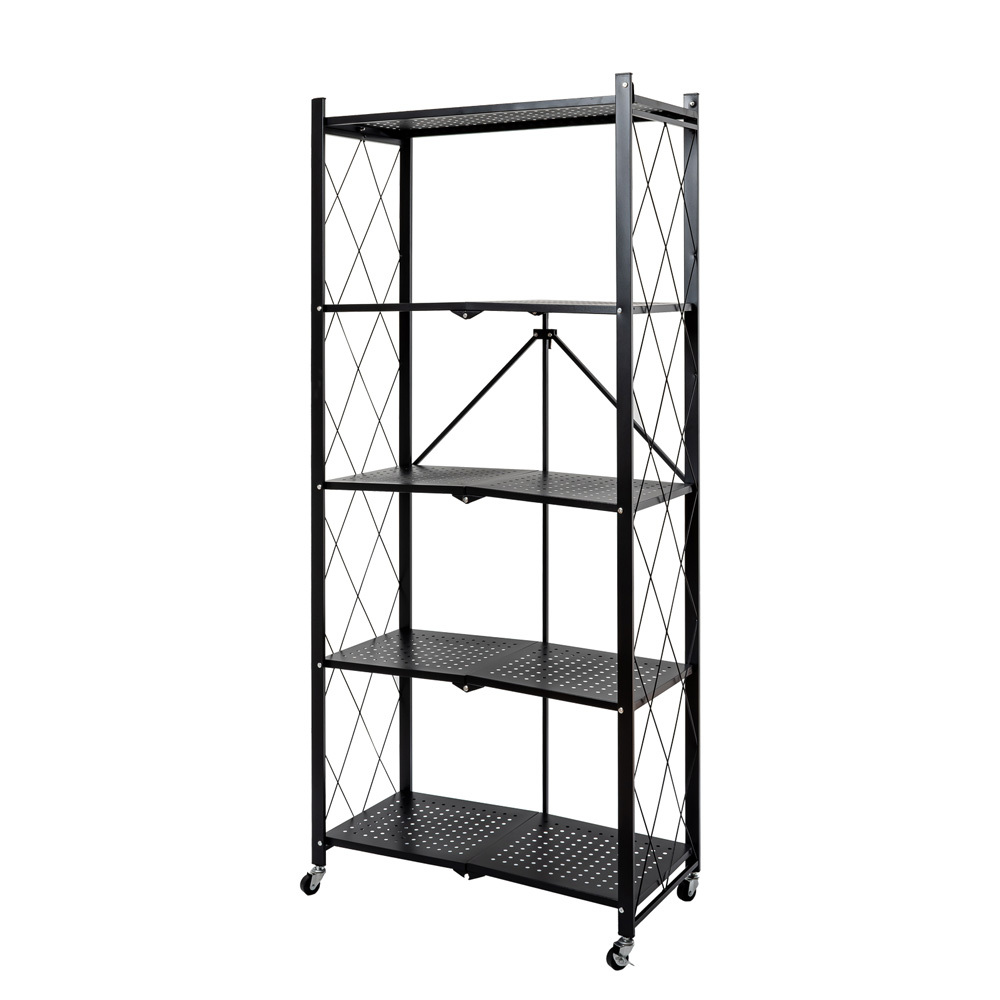 3|4|5 Tier Foldable Crossline Storage Shelf (L: 72cm W:34cm) - Organizer | Rack | Shelving | Shelves | Cabinet