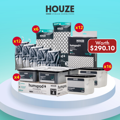 Bundle Deal - 36pcs Humipod Disposable Activated Charcoal Dehumidifier Brand Box (Worth Up To SGD193)