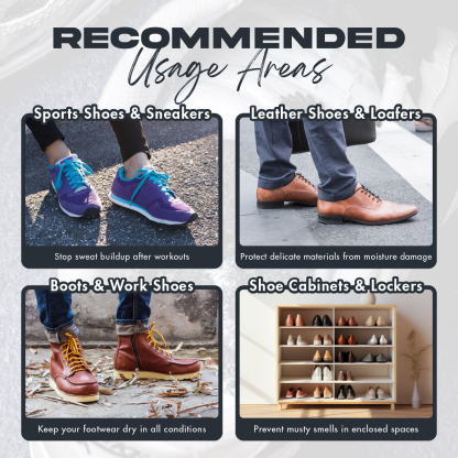 HOUZE - HUMIPOD 'Gel Packet For Shoes' Activated Charcoal Dehumidifier