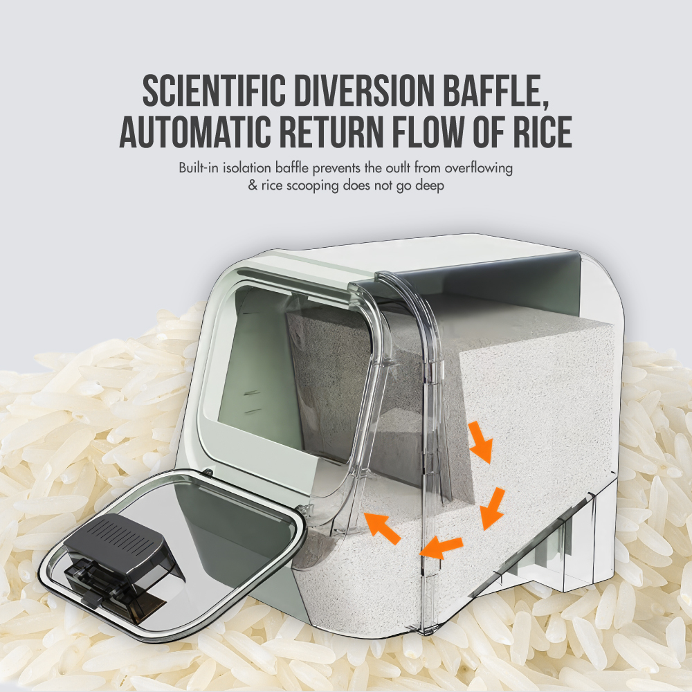 The Ultimate Rice Storage Solution: HOUZE KitchenMate Container
