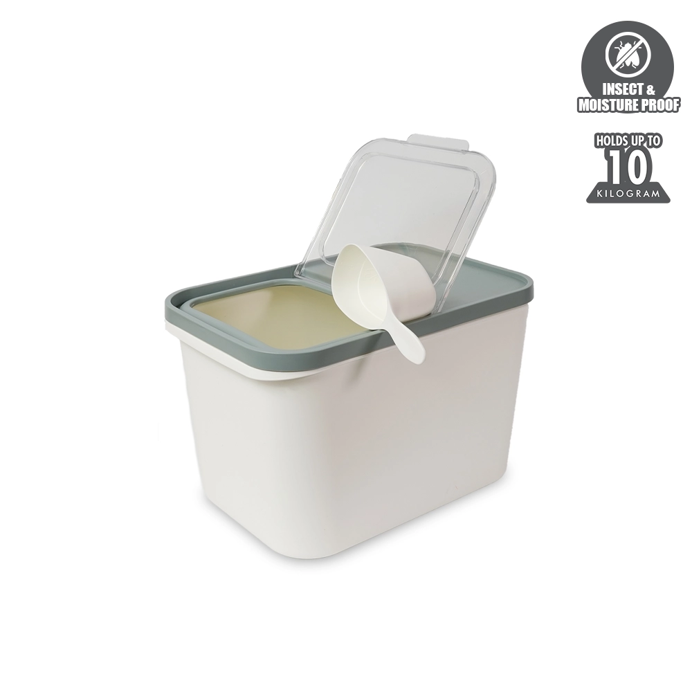 10kg Airtight Rice Storage Box With Lid (Dim: 34x23x22cm)