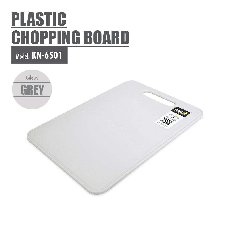 Plastic Chopping Board (Large: 36x25x1cm) - 3 Colors