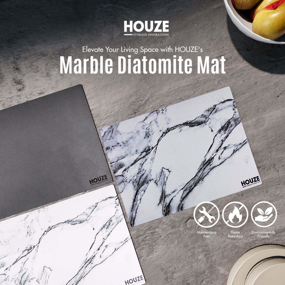 HOUZE - Diatomite Ultra Absorbent Dish Draining Mat