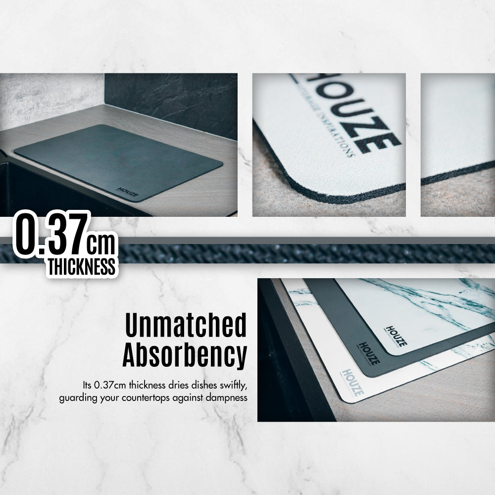 Diatomite Ultra Absorbent Dish Draining Mat