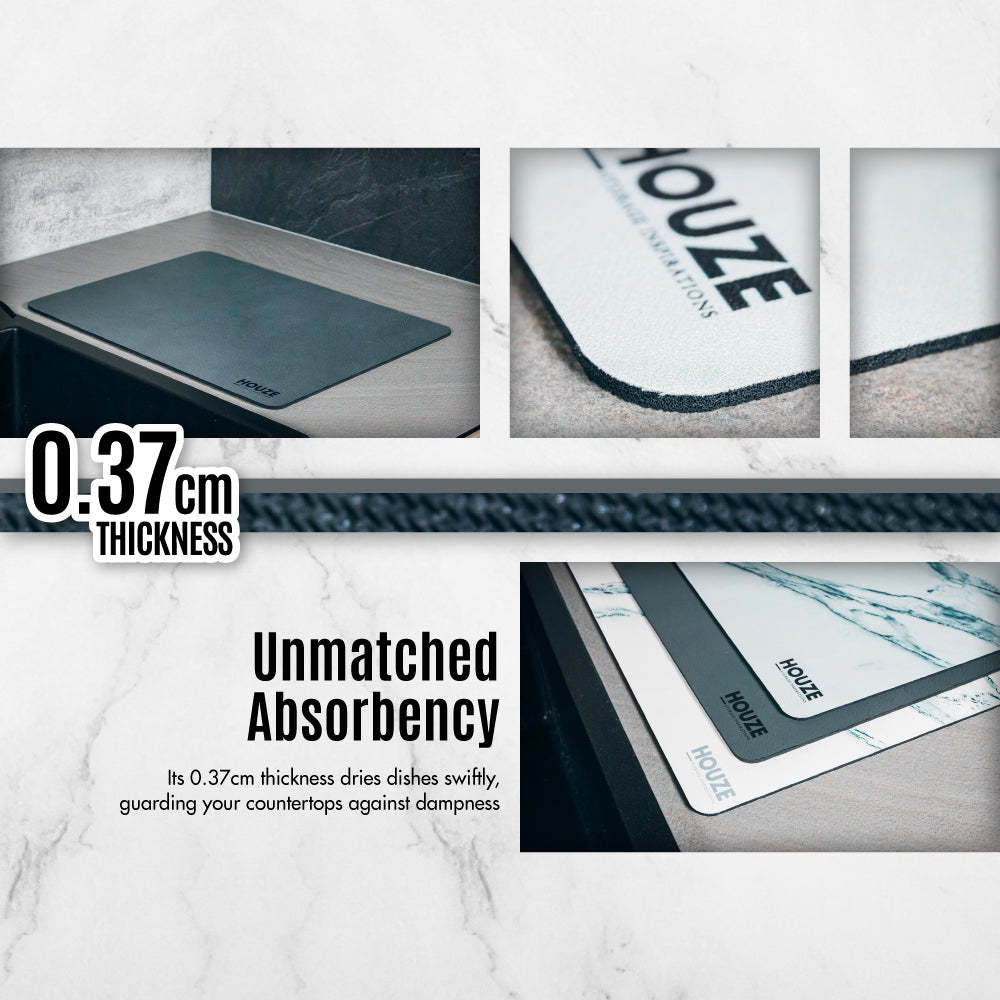 Diatomite Ultra Absorbent Dish Draining Mat