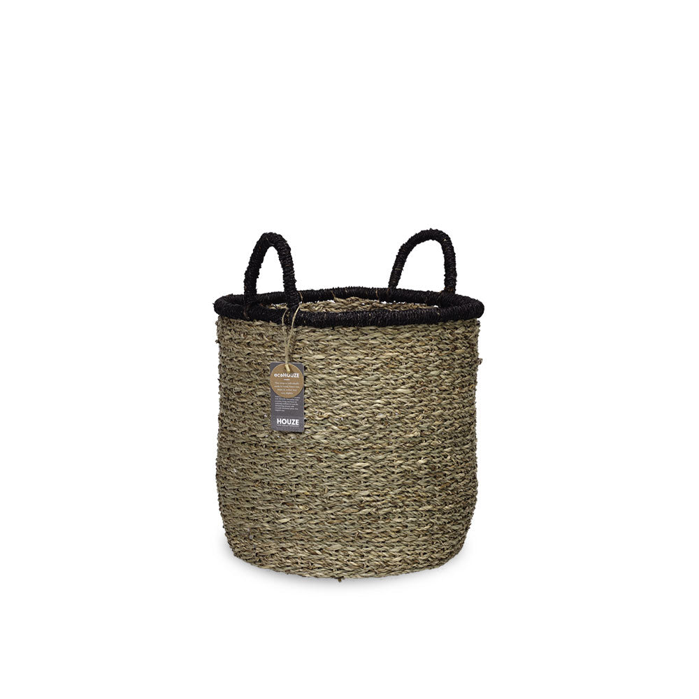 ecoHOUZE Seagrass Bay Basket With Handles (Medium)