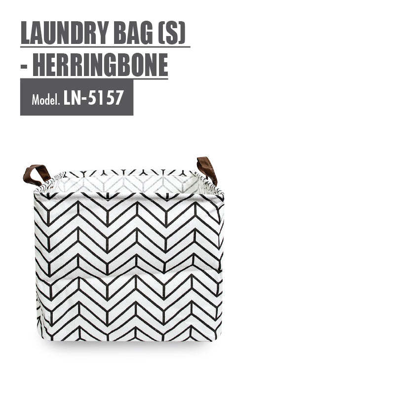HOUZE - Laundry Bag (Small) - Herringbone