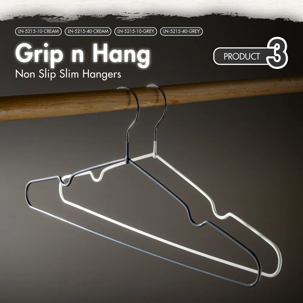 HOUZE - 40PCS Premium Hangers (Non Slip | Velvet | Kids | Metal | Rubber | Plastic)