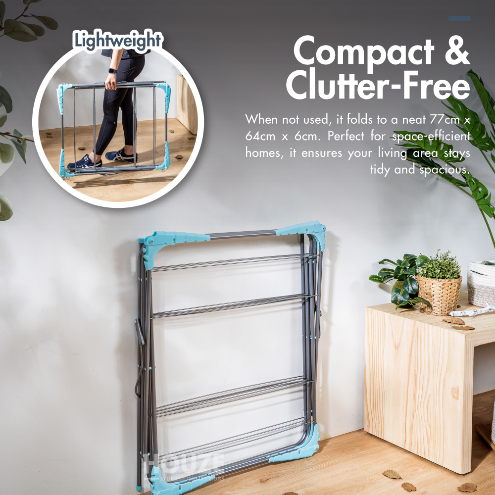 Simplify Your Laundry Routine with HOUZE Deich 3 Tier Clothes Airer