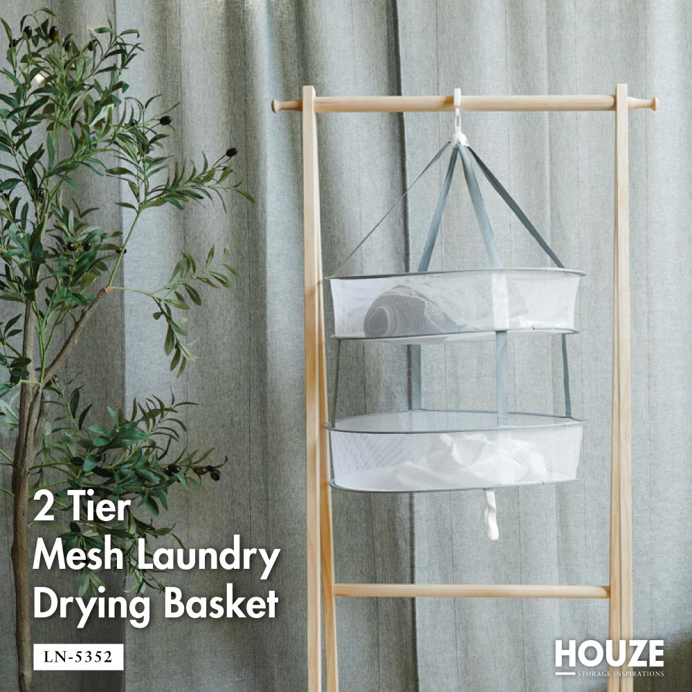 2 Tier Mesh Laundry Drying Basket