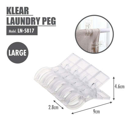 HOUZE - KLEAR Laundry Pegs (Large)