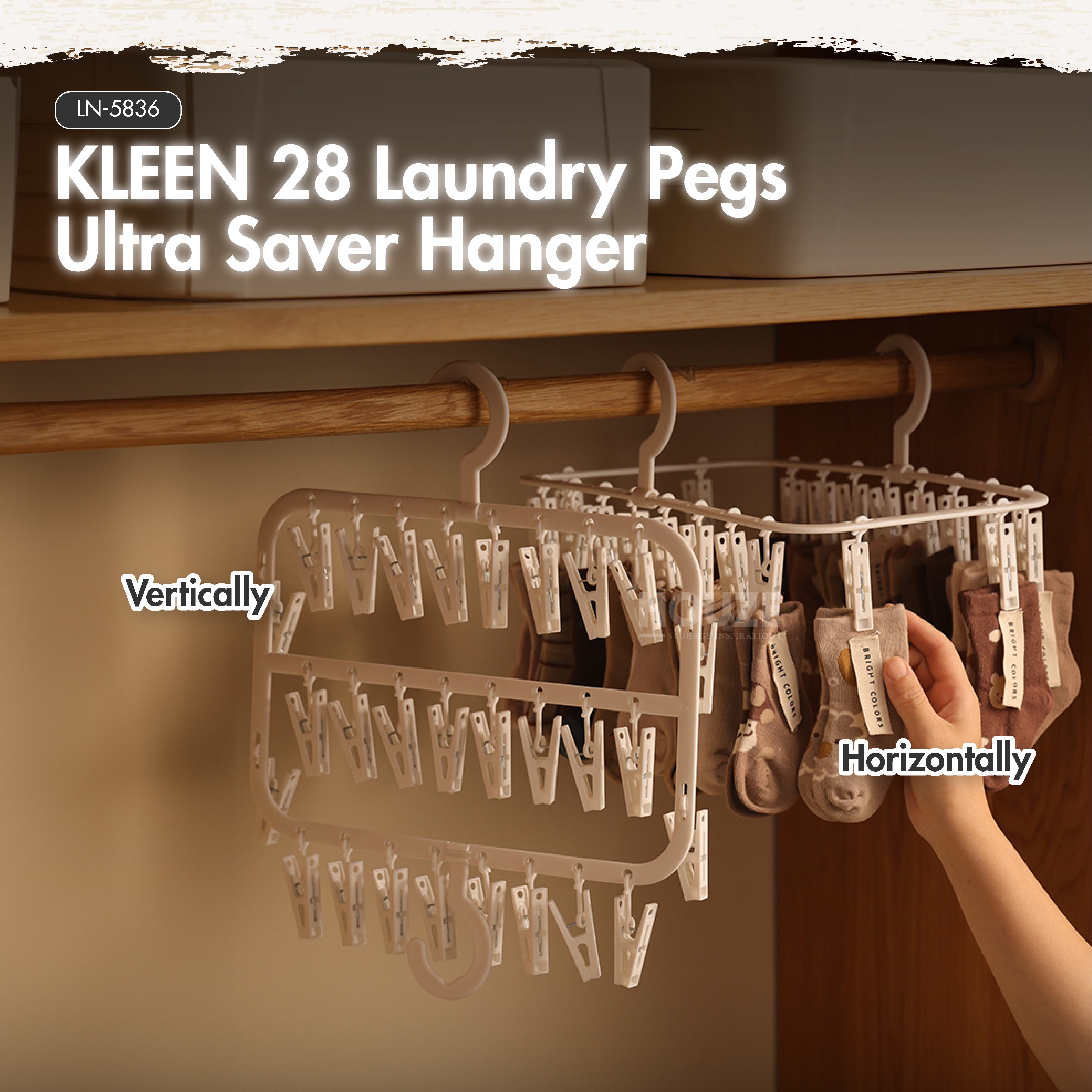 [Buy 2 Get 1] HOUZE - 'KLEEN' Multi Use Hanger Collection