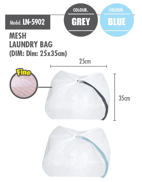 Mesh Laundry Bag (Dim: 25x35cm) Fine