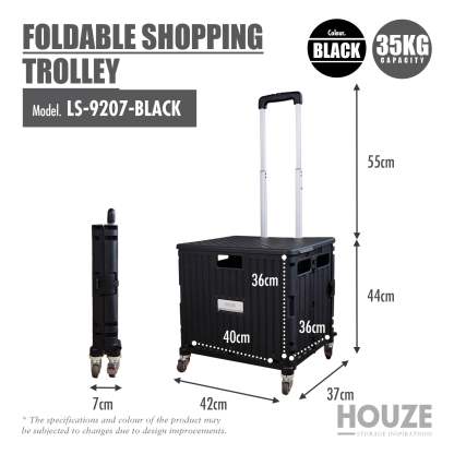 HOUZE - Moveet Foldable Shopping Trolley - 4 Colors