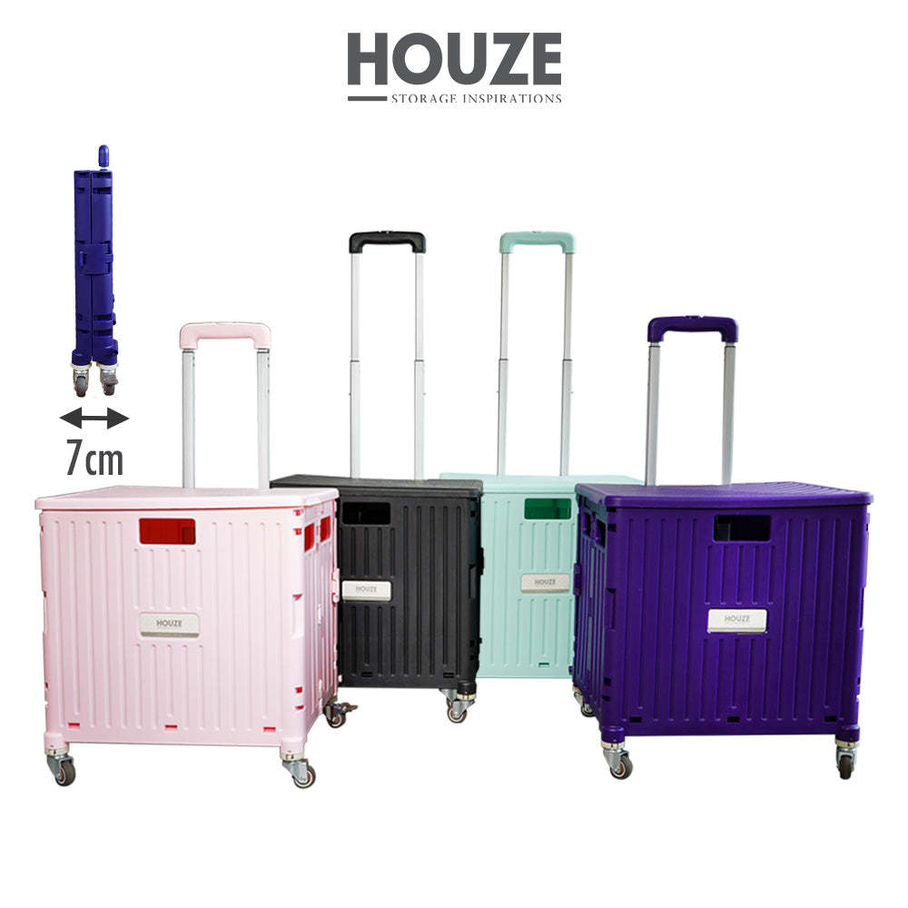 HOUZE - Moveet Foldable Shopping Trolley - 4 Colors