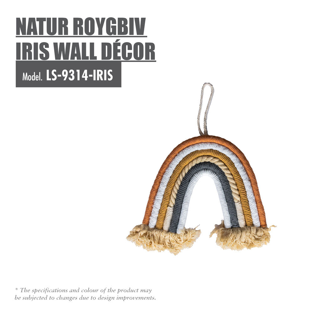 Natur ROYGBIV Iris Wall Décor