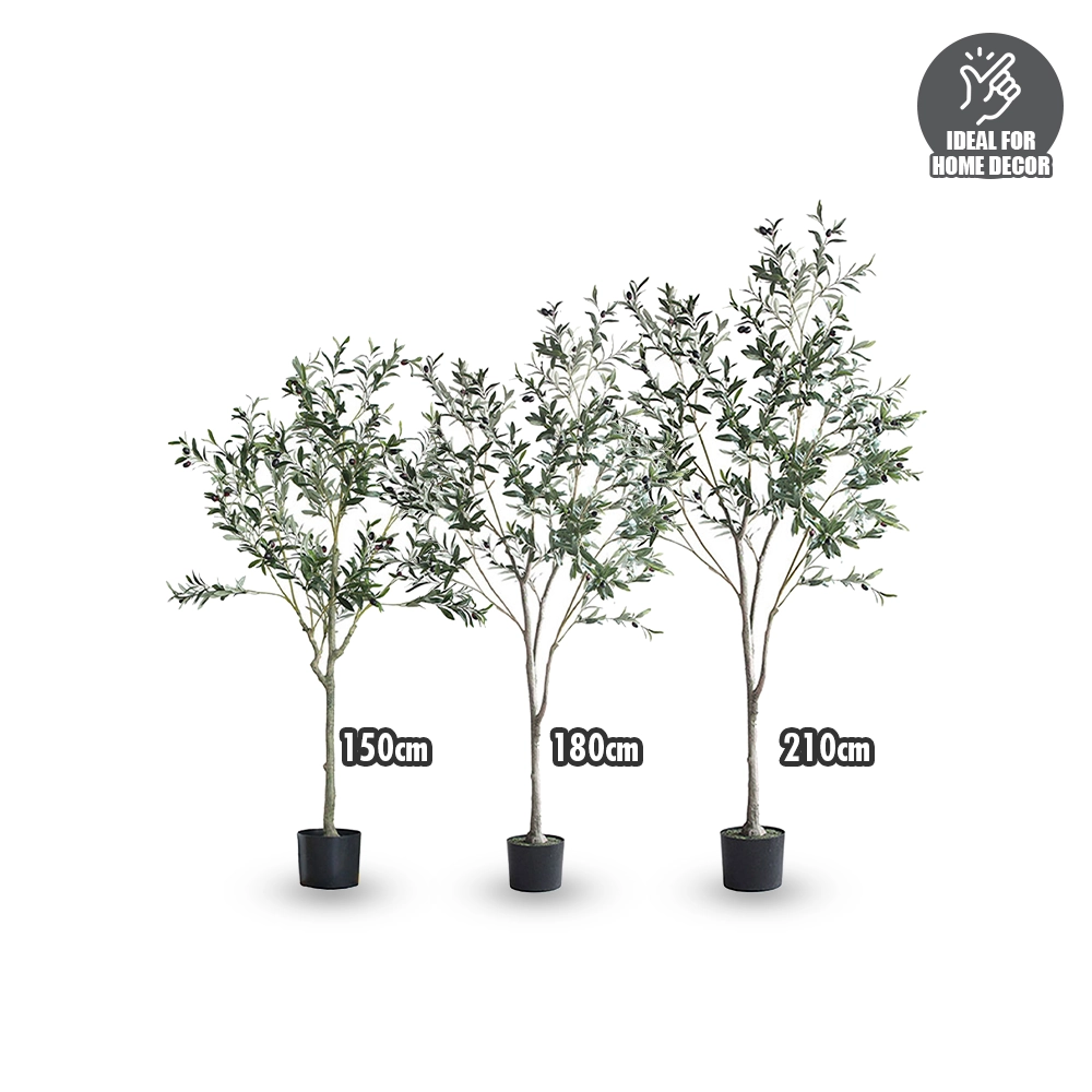 HOUZE - Potted FAUX Olive Tree - 3 sizes - 150cm|180cm|210cm