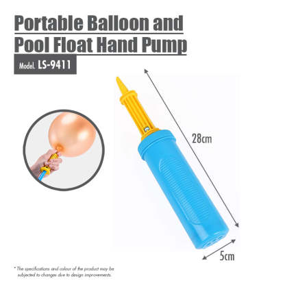 Portable Balloon and Pool Float Hand Pump - HOUZE - The Homeware Superstore