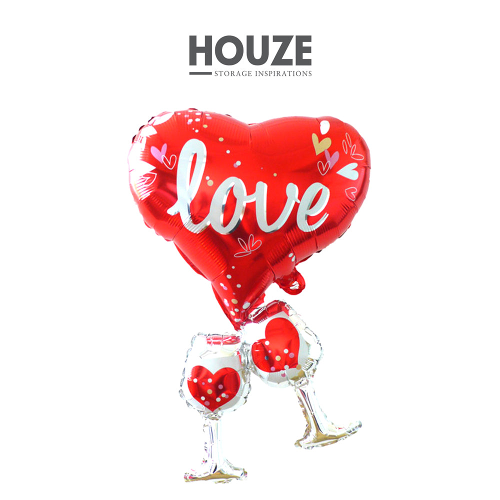 (Buy 1 Free 1) - Cheers For Love Foil Balloon