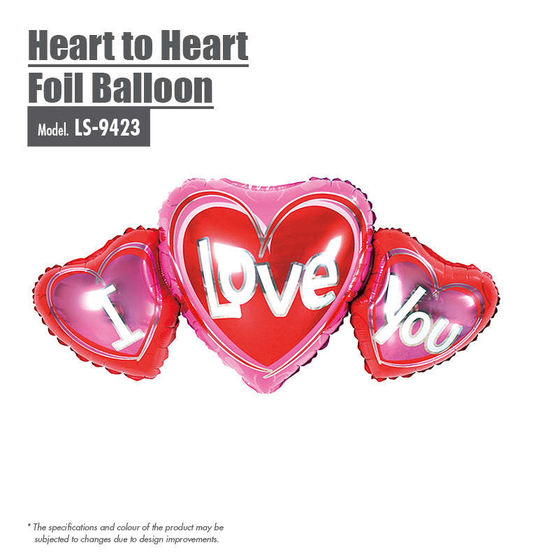 Heart to Heart Foil Balloon