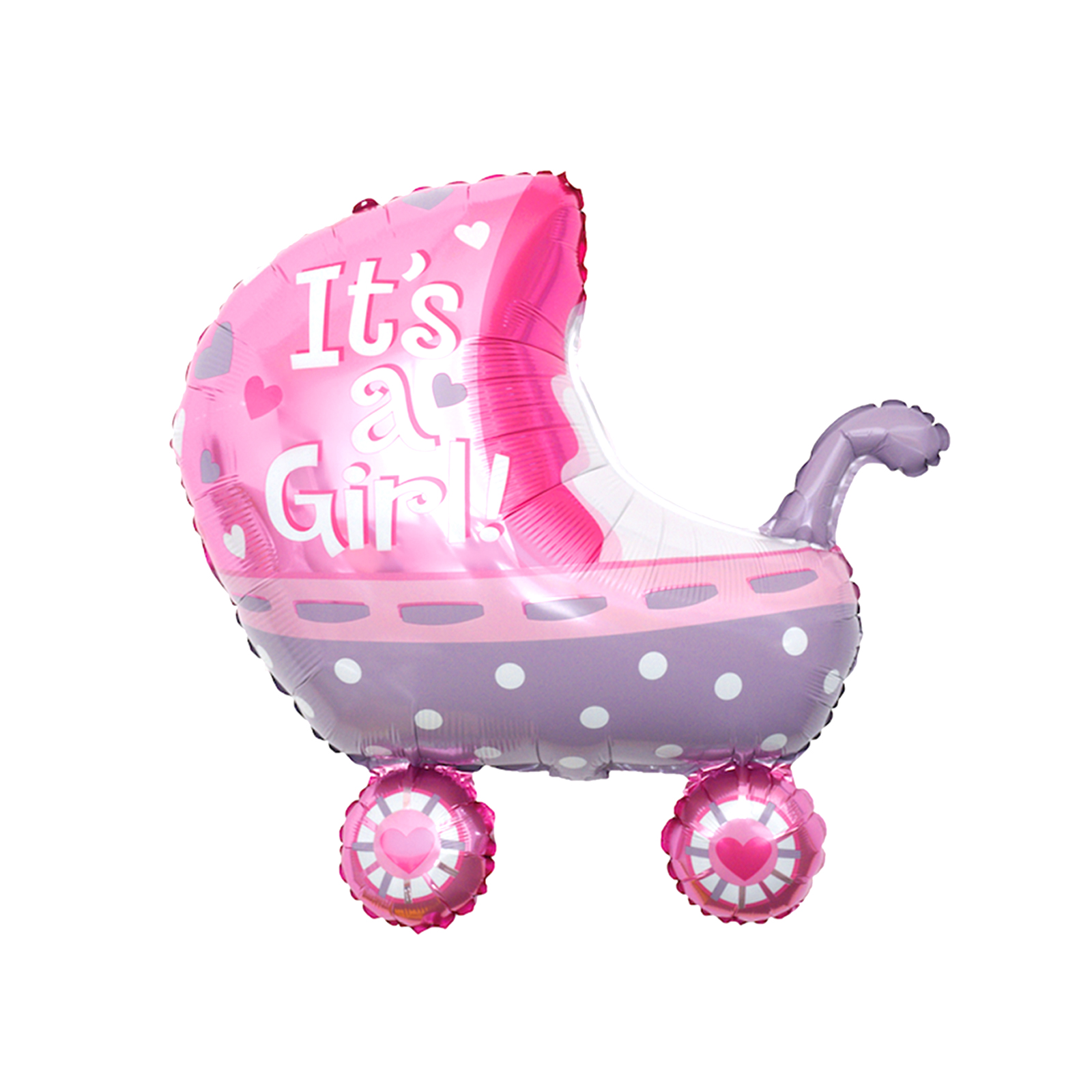 Baby Girl Carriage Foil Balloon